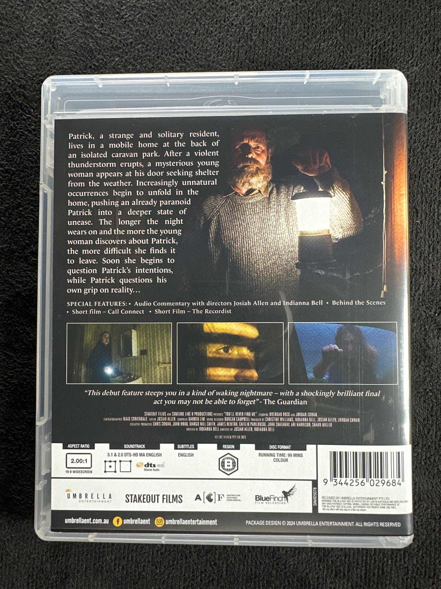You'll Never Find Me (Blu-ray, Umbrella Ent, Rare Slipcover, Region B)