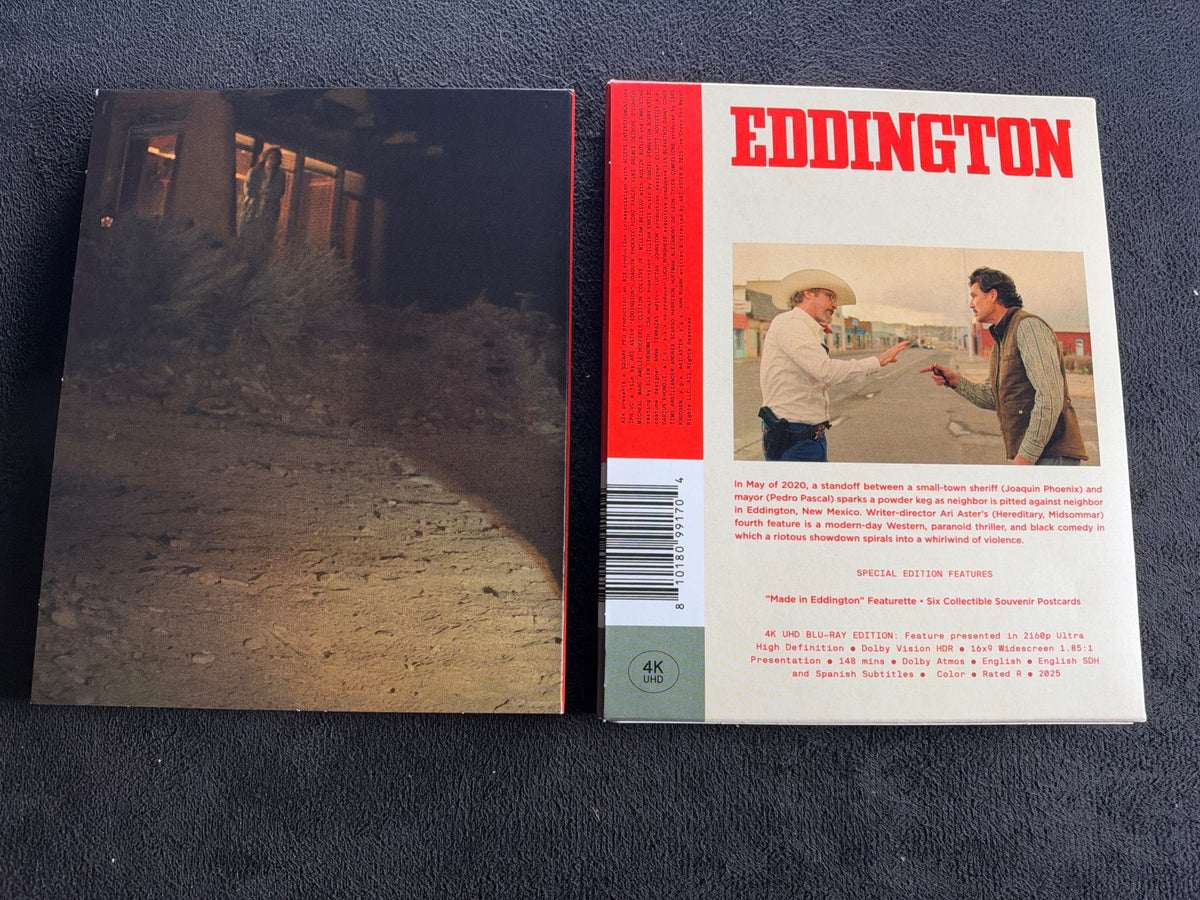 Eddington (4K Ultra HD,  A24, Slipcover, Special Edition, Joaquin Phoenix)