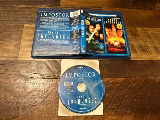 Imposter & Final Encounter Blu ray-Miramax Double Feature-2000 Horror