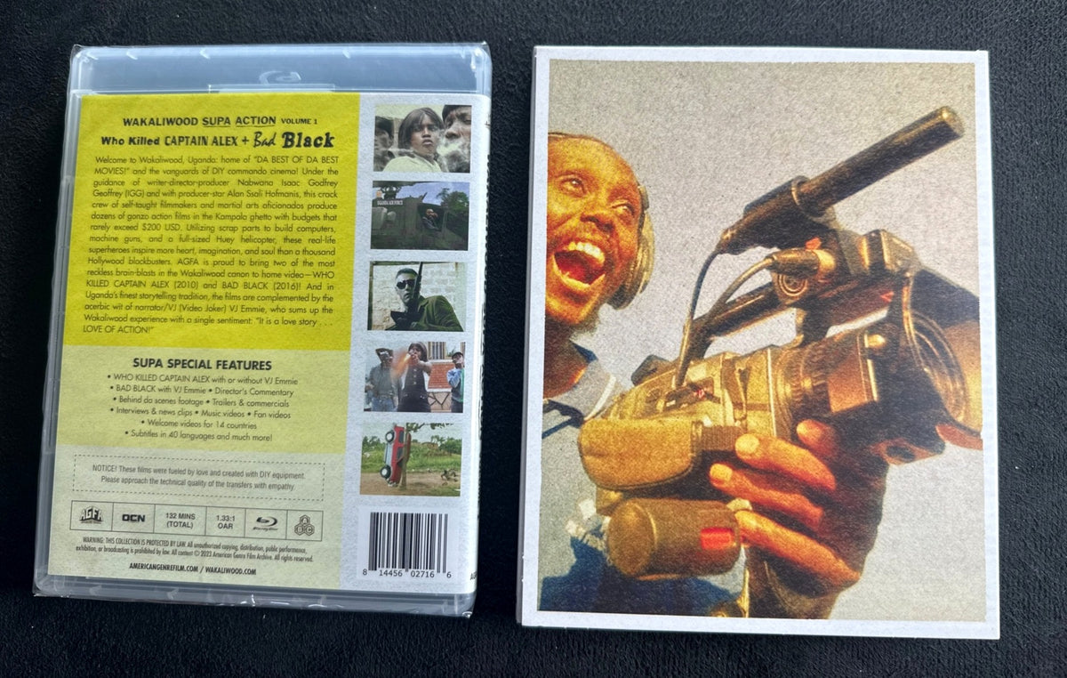 Wakaliwood Supa Action Volume 1 (Blu-ray, Vinegar Syndrome Partner, Slip, NEW)