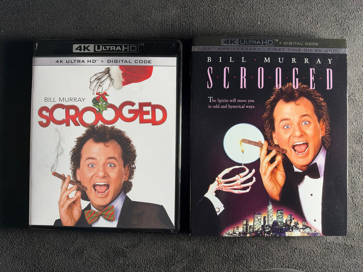 Scrooged (4K Ultra HD,  Paramount Pictures, Slipcover, 35th Anniversary)