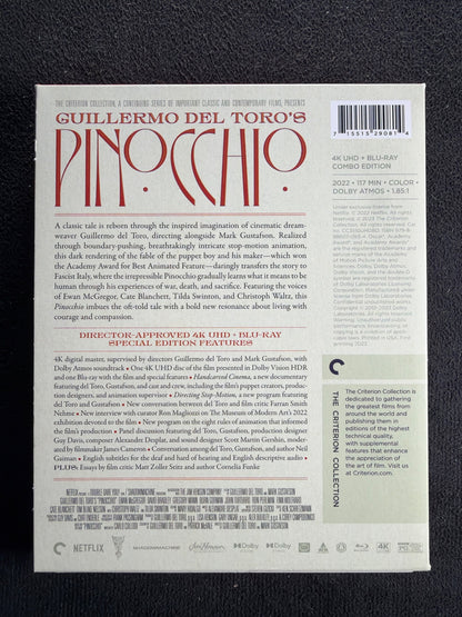 Guillermo del Toro's Pinocchio (4K Ultra HD, Criterion Collection, Special Ed)