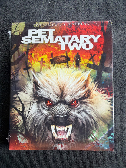 Pet Sematary Two  (Blu-ray, Scream Factory, Slipcover, NEW/Sealed)