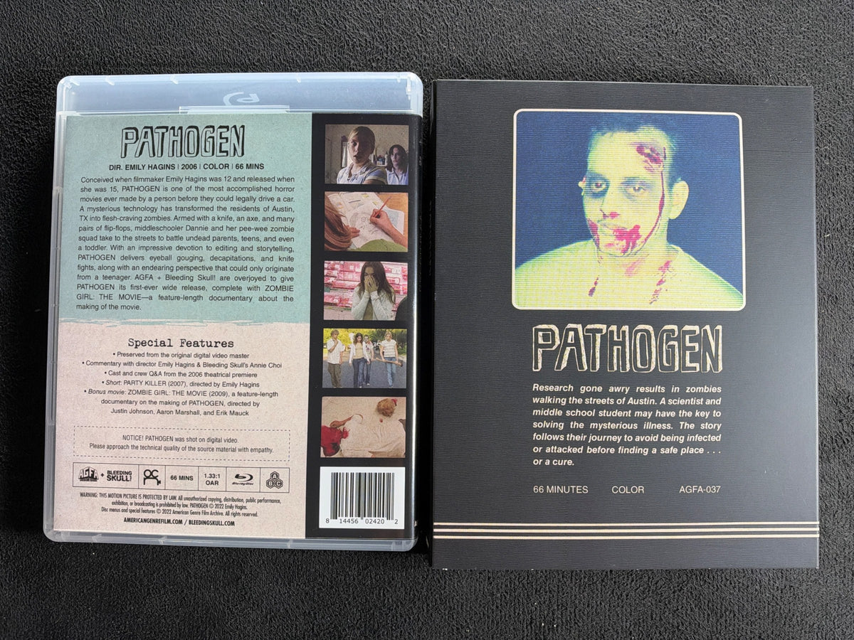 Pathogen (Blu-ray, Vinegar Syndrome Partner Label, 2006 Horror, Slipcover)