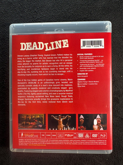 Deadline (Blu-ray, Vinegar Syndrome, Slipcover)