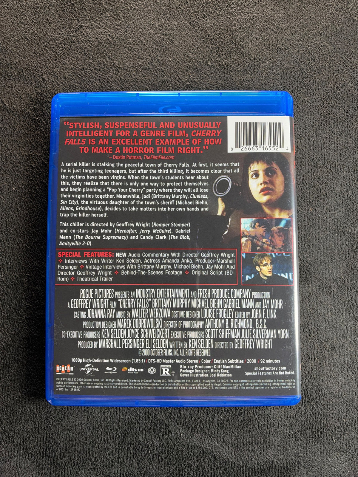 Cherry Falls (Blu-ray, Scream Factory, Collector's Edition, 2000 Horror)