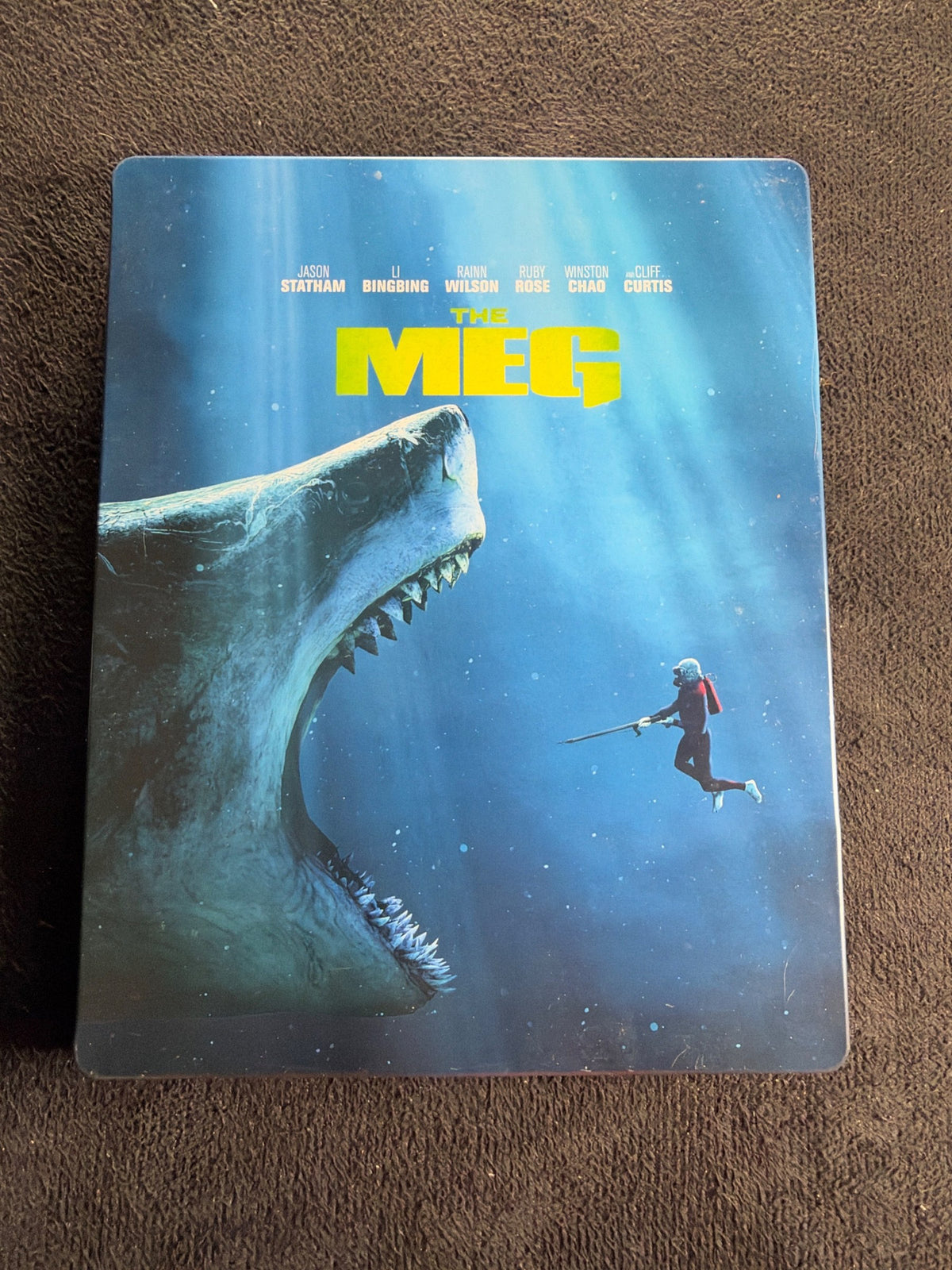 The Meg (4K UHD, Warner Bros, Steelbook, Classic Shark Horror, No Digital)