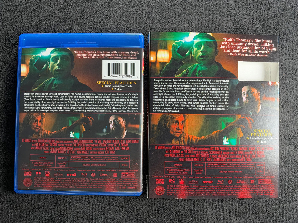 The Vigil (Blu-ray, Scream Factory, Slipcover, 2020 Horror, Widescreen)
