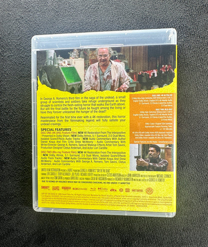 Day of the Dead (4K UHD, Shout! Factory, Hard Slipcover, 80's Horror Classic)