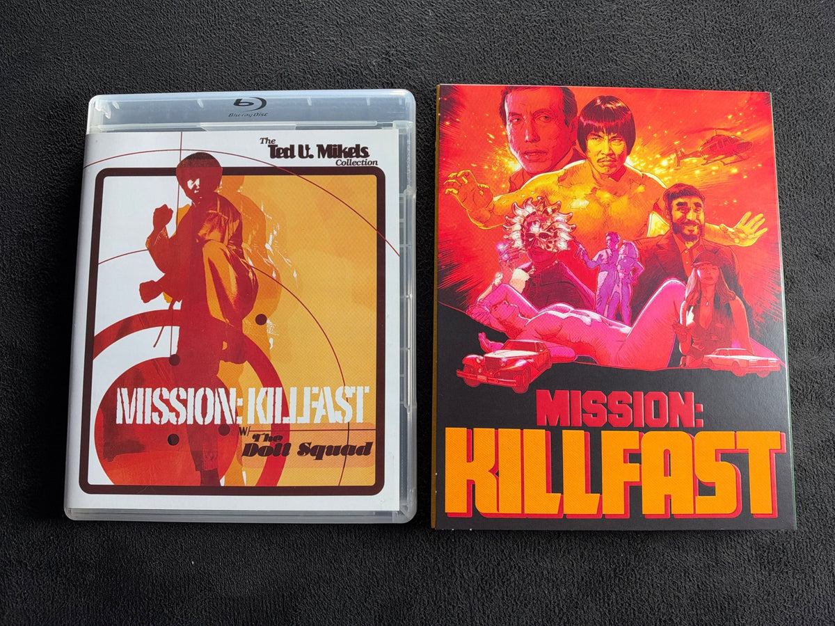 Mission: Killfast & The Doll Squad (Blu-ray, Vinegar Syndrome, Slipcover)