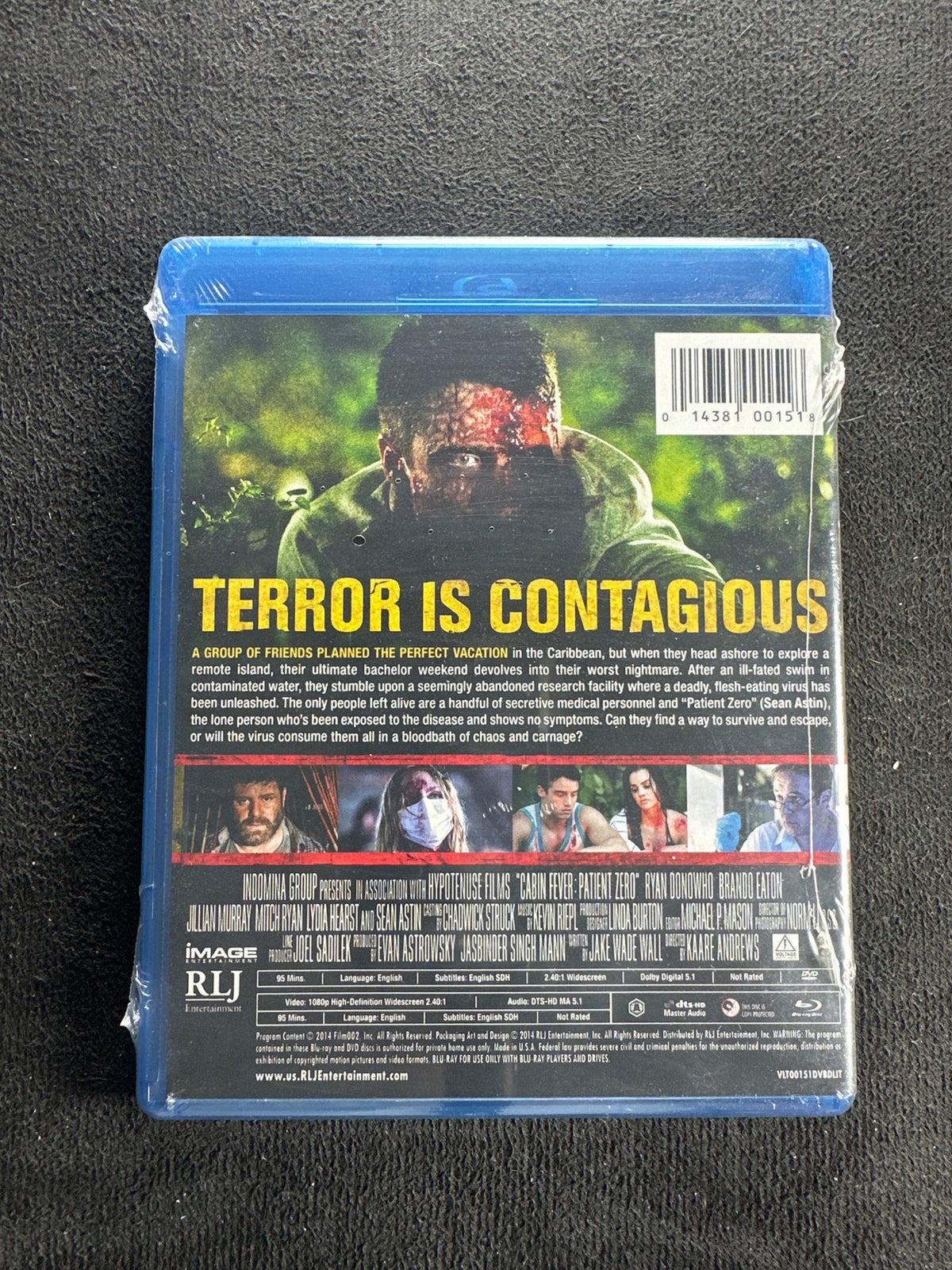 Cabin Fever: Patient Zero (Blu-ray, Image Entertainment, NEW/Sealed)
