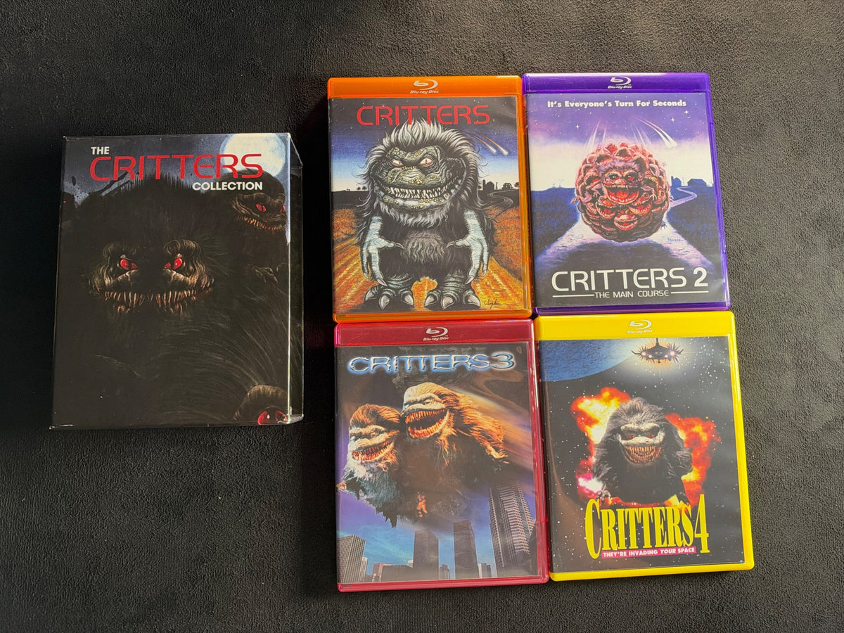 The Critters Collection (Blu-ray, Scream Factory, Boxset, Part 1-4)