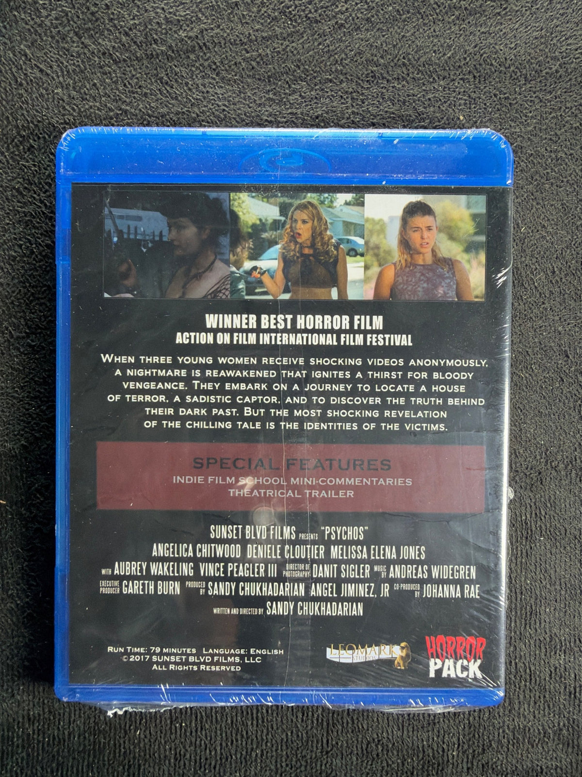 Psychos (Blu-ray, HorrorPack, 2017 Horror, Widescreen, NEW/Sealed)