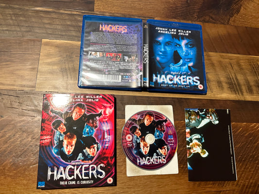 Hackers Blu ray-88 Films-Slipcover-Their Crime Is Curiosity-Region B-OOP