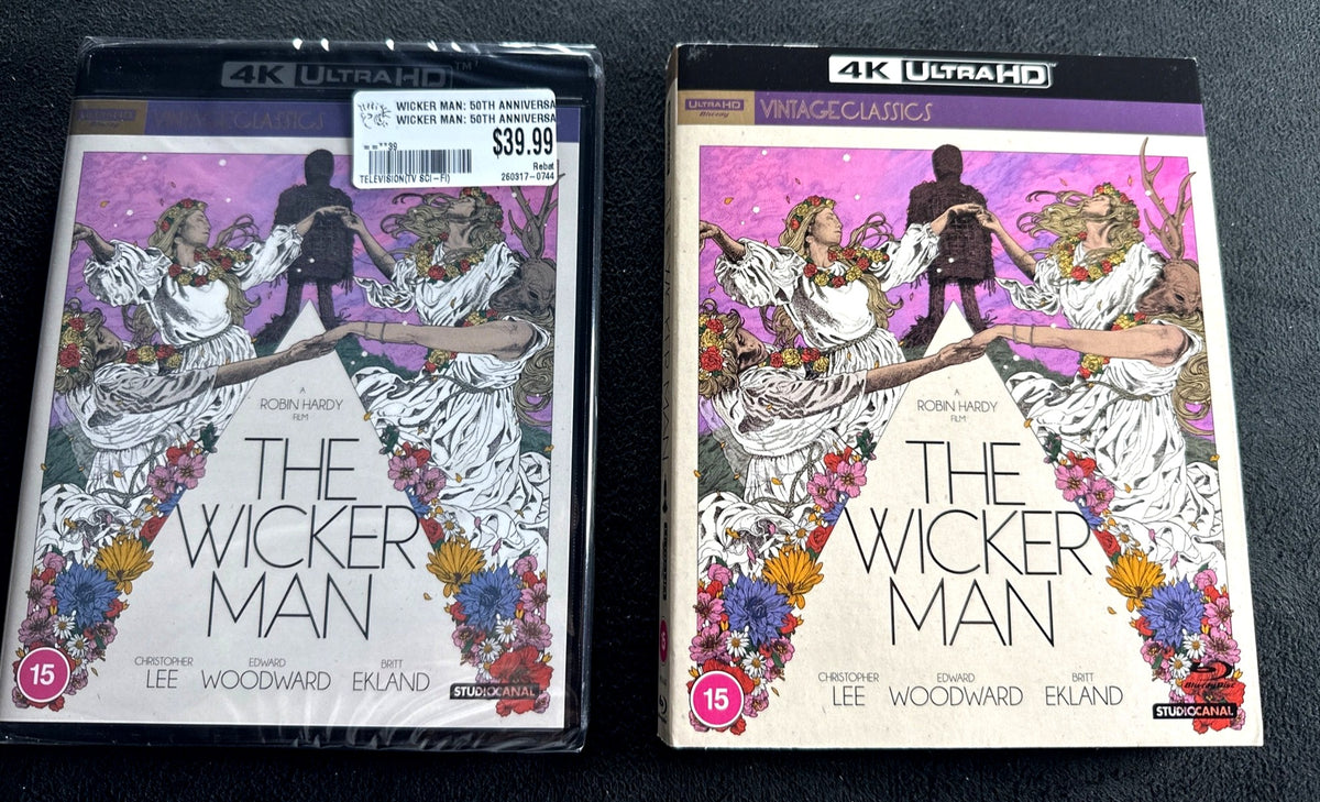 The Wicker Man (50th Anniversary) (4K UHD, Studio Canal, Slipcover, NEW/Sealed)