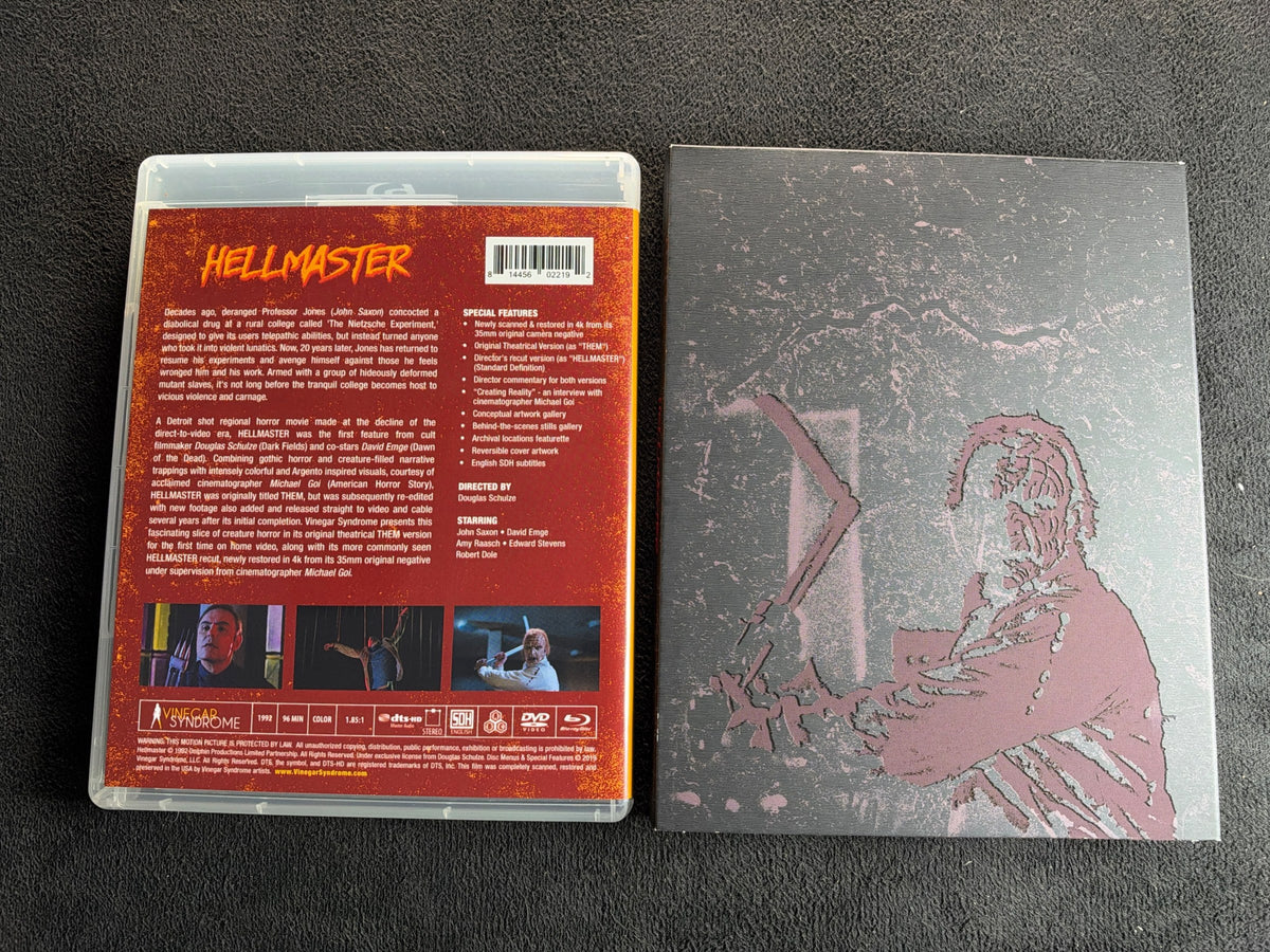 Hellmaster (Blu-ray, Vinegar Syndrome, Slipcover, 90's Classic Horror)