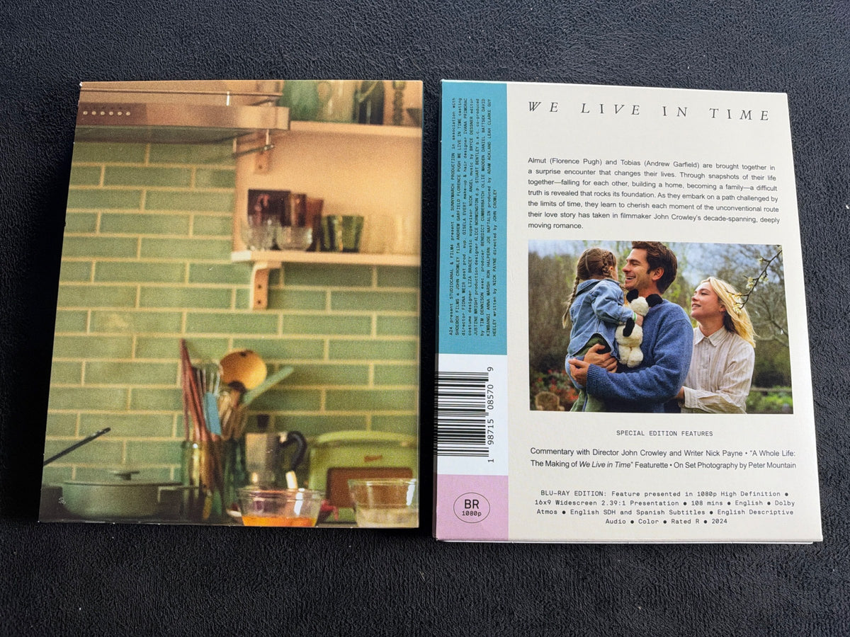 We Live in Time (Blu-ray, A24, Slipcover, 2024 Classic, Widescreen)