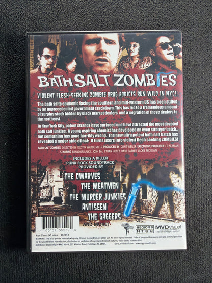 Bath Salt Zombies (DVD, MVD Visual, Dustin Mills Obscure Horror)