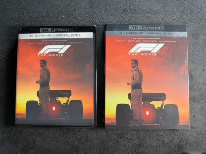 F1: The Movie (4K Ultra HD, Warner Bros., Slipcover, Widescreen, No Digital)