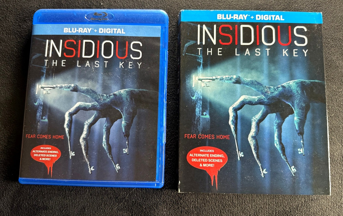 Insidious: The Last Key (Blu-ray, Sony Pictures, Slipcover, No Digital)