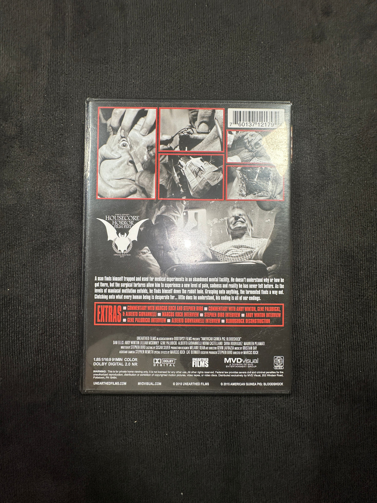 American Guinea Pig: Bloodshock (DVD, Unearthed Films, Marcus Koch)