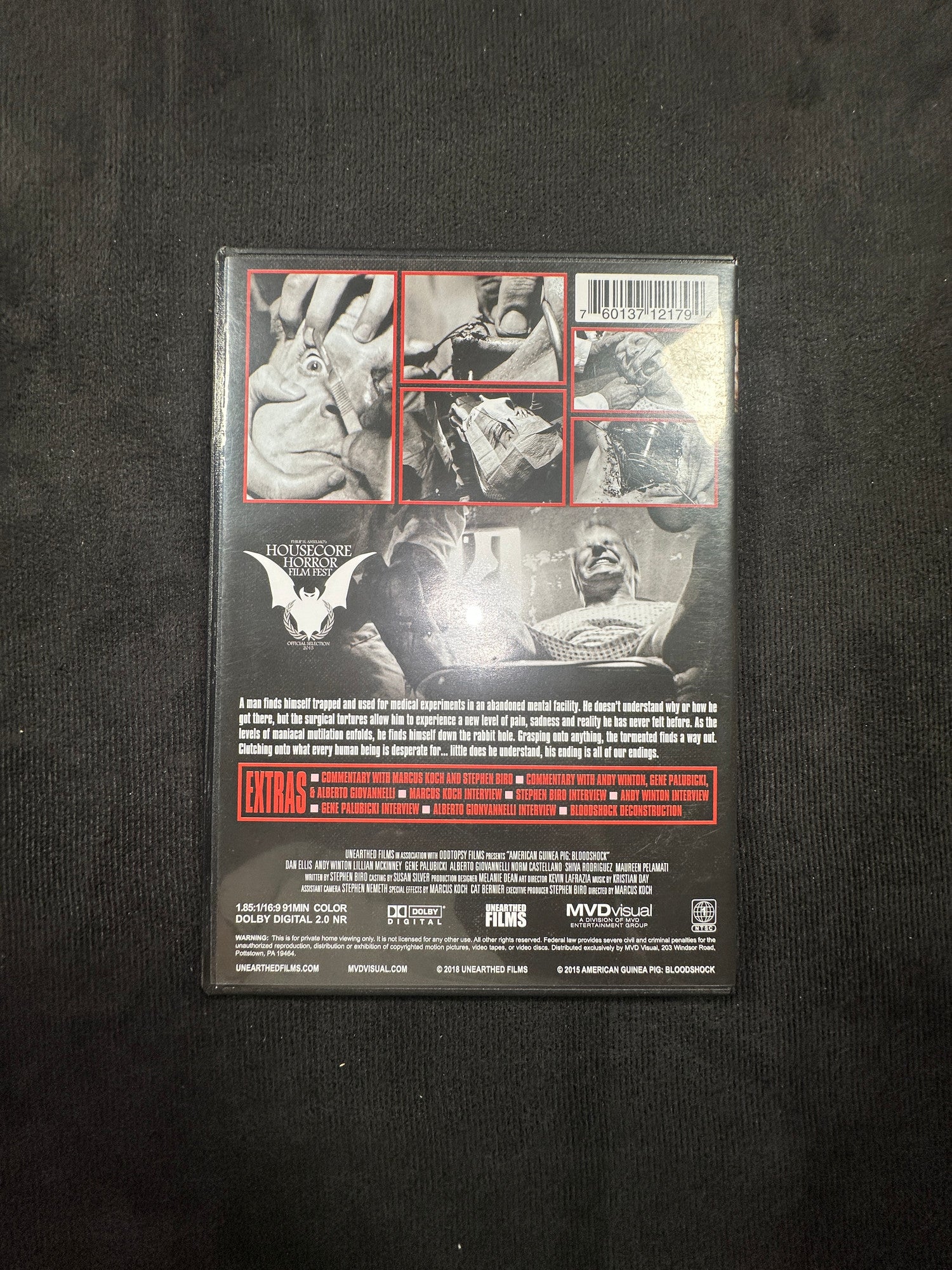 American Guinea Pig: Bloodshock (DVD, Unearthed Films, Marcus Koch)