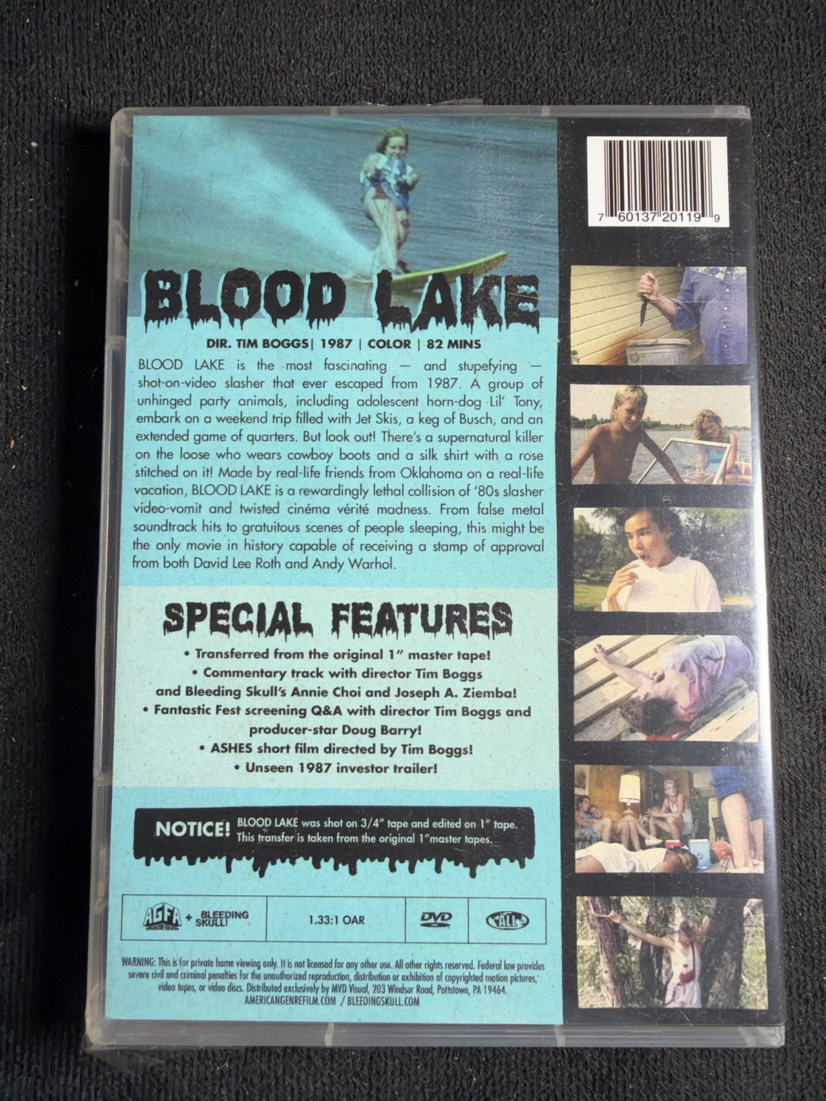 Blood Lake (DVD, AGFA, 80's Classic Horror,  Rare, OOP)