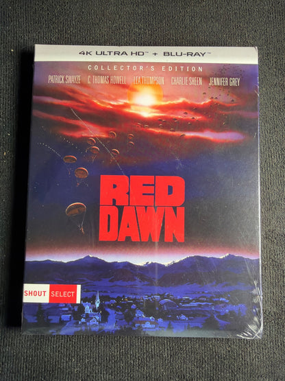 Red Dawn (4K Ultra HD, Shout! Factory, Slipcover, 80's Classic, NEW/Sealed)