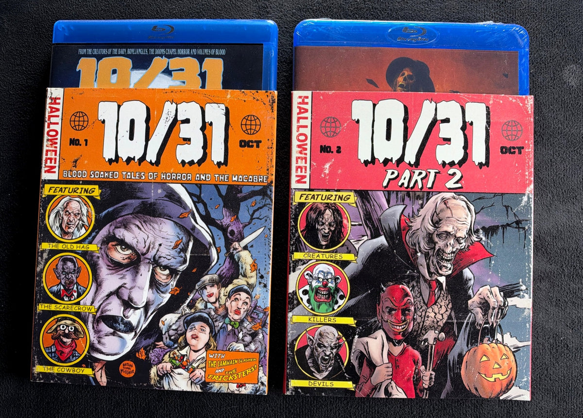 10/31 & 10/31 Part 2 (Blu-ray, Scream Team Releasing, Slipcovers,)
