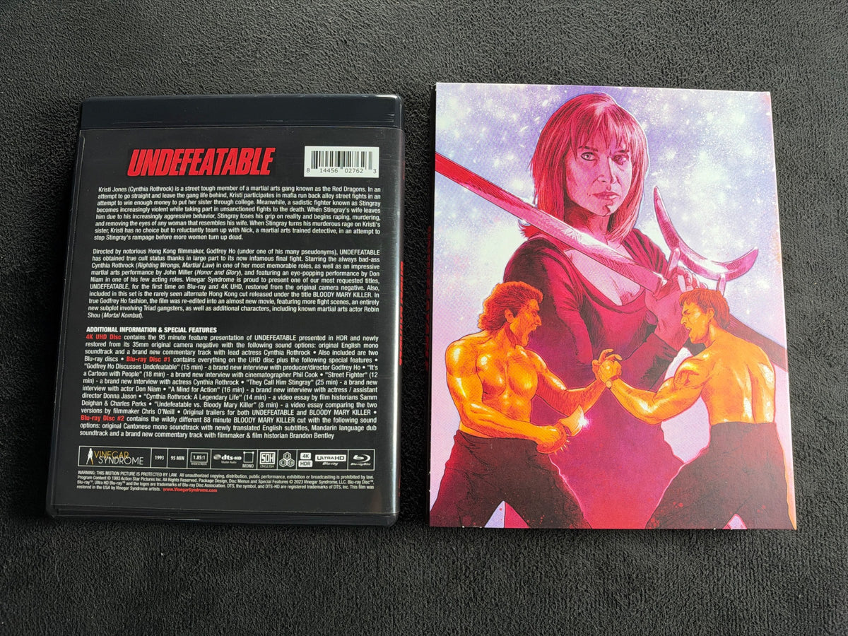 Undefeatable (4K Ultra HD, Vinegar Syndrome, Slipcover, 90's Classic)