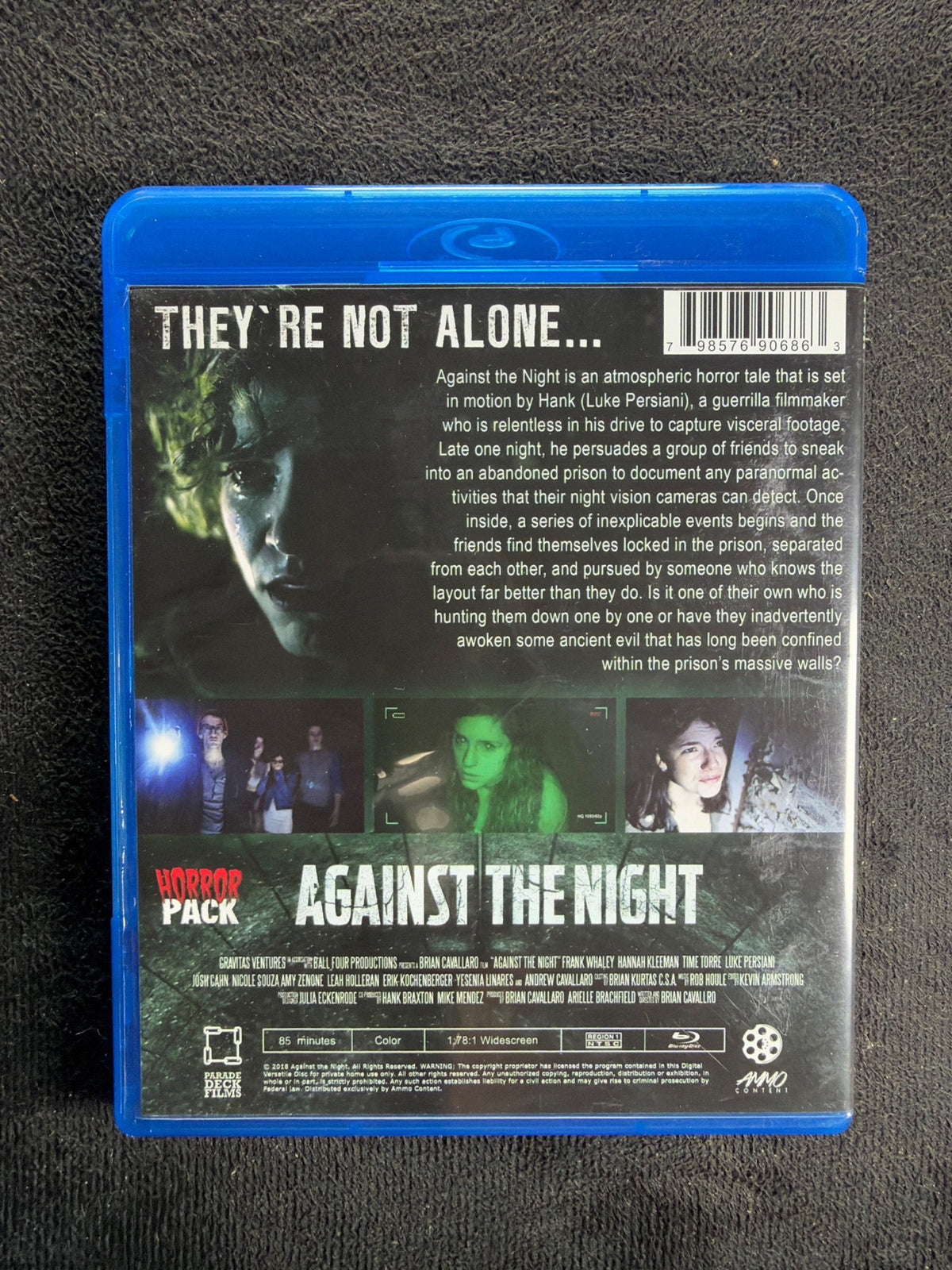 Against the Night (Blu-ray, HorrorPack, 2017 Horror Classic, Widescreen)