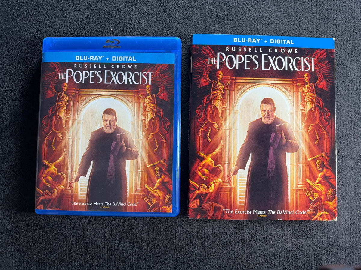 The Pope's Exorcist (Blu-ray, Sony Pictures, Slipcover, No Digital)