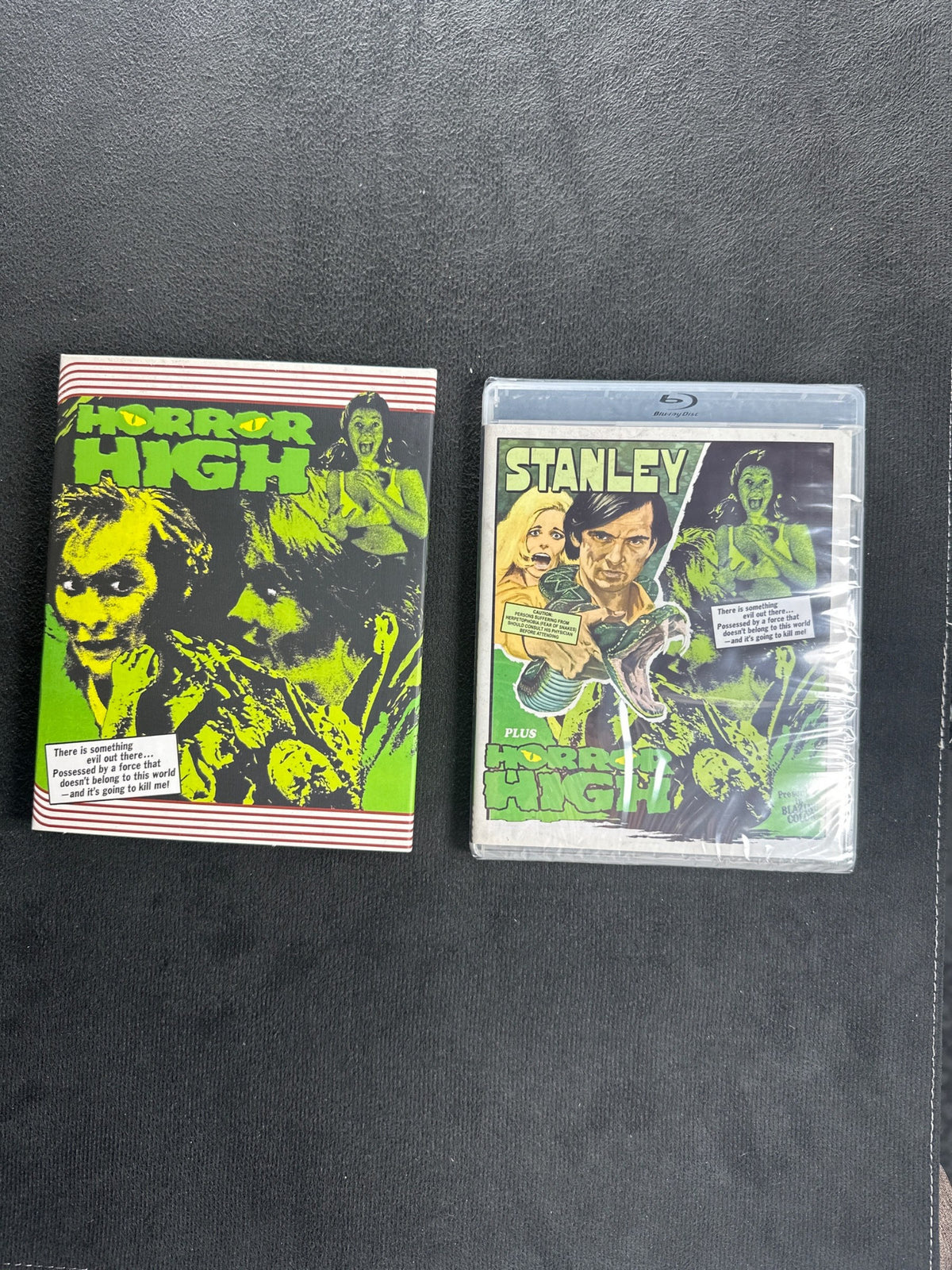 Stanley & Horror High (Blu-ray, Vinegar Syndrome Slipcover, NEW)