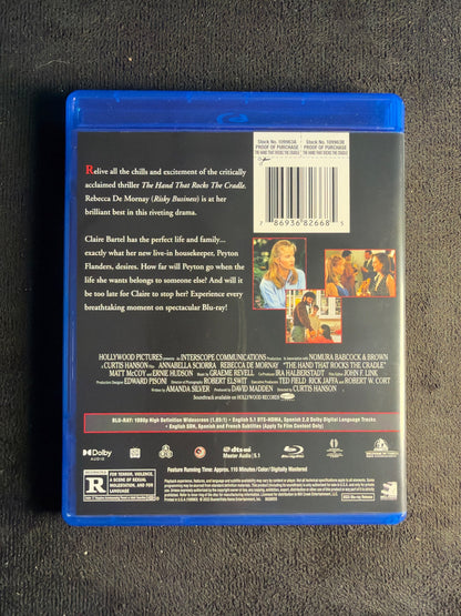 The Hand That Rocks the Cradle (Blu-ray, Mill Creek Ent, 90's Horror Classic)