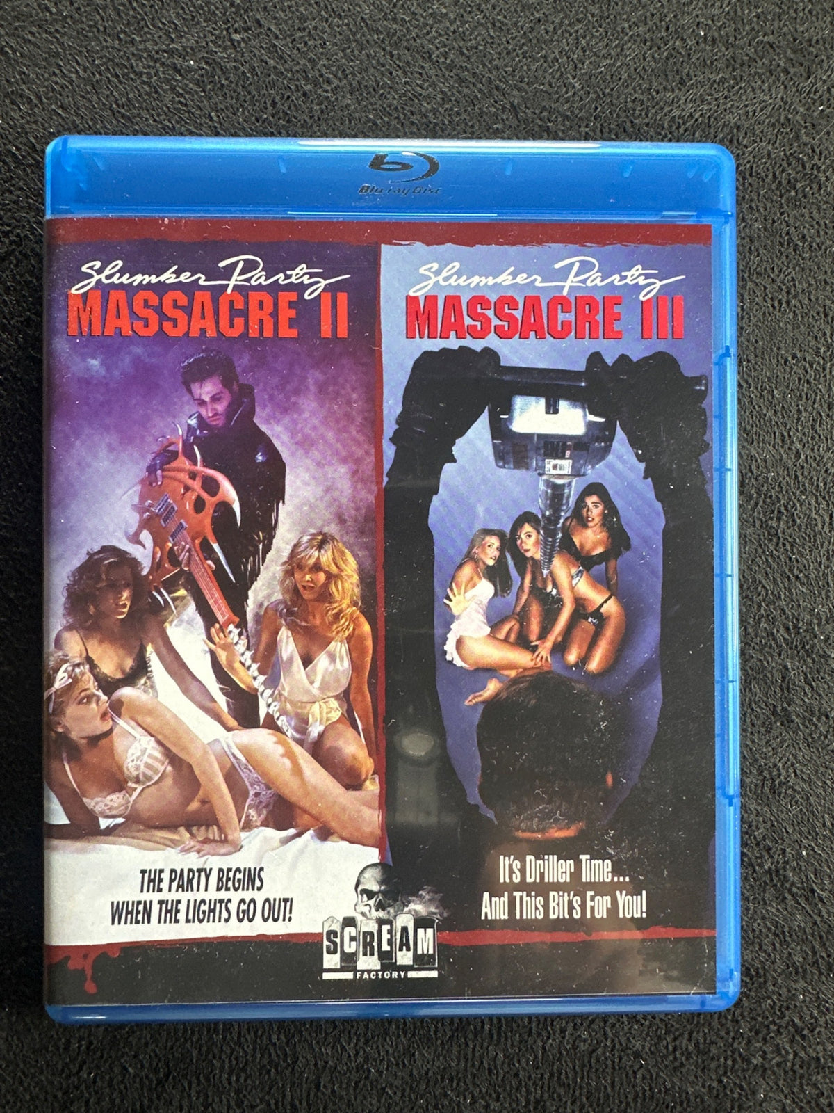Slumber Party Massacre II  & III (2 & 3)  Blu-ray, Scream Factory, OOP)