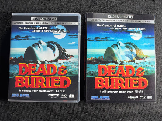 Dead & Buried  (4K Ultra HD/CD/Blu ray, Blue Underground, Rare, Slipcover