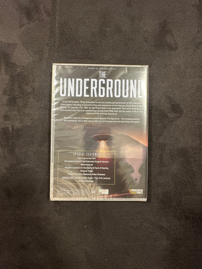The Underground  (DVD, Massacre Video, The True Story of Phil Schneider, NEW)
