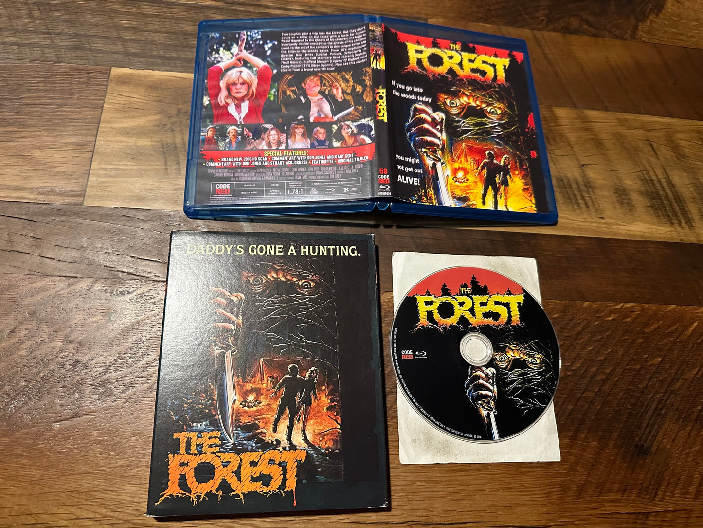 The Forest BD-R-Code Red-Slipcover-80’s Horror-Widescreen-