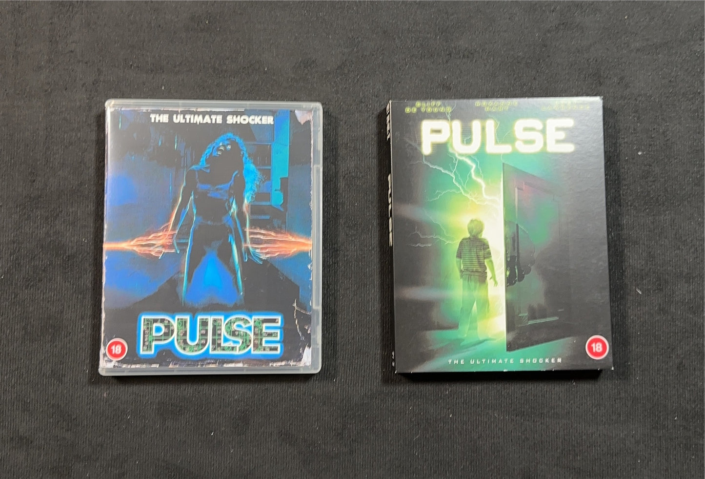 Pulse (Blu-ray, Euereka Ent, Slipcover, Booklet, 80's Horror Classic)