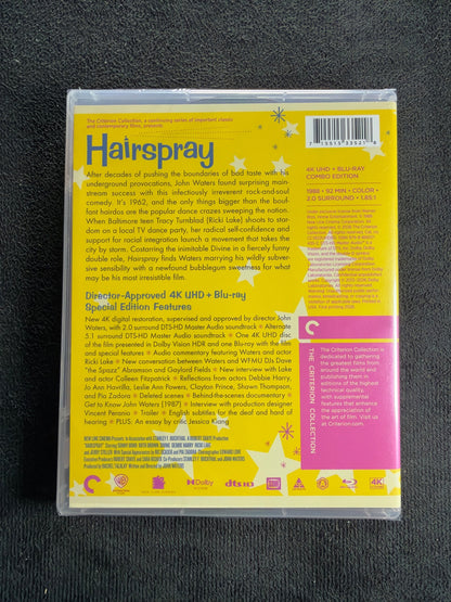 Hairspray (4K Ultra HD, Criterion Collection, 80's Classic, NEW/Sealed)