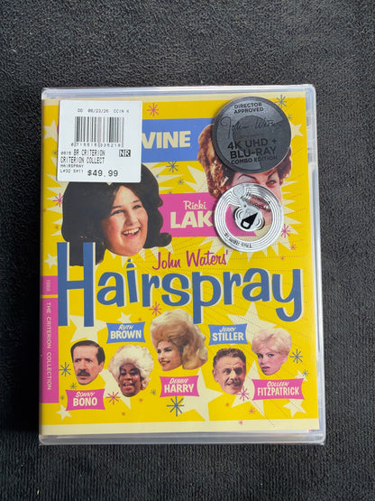 Hairspray (4K Ultra HD, Criterion Collection, 80's Classic, NEW/Sealed)