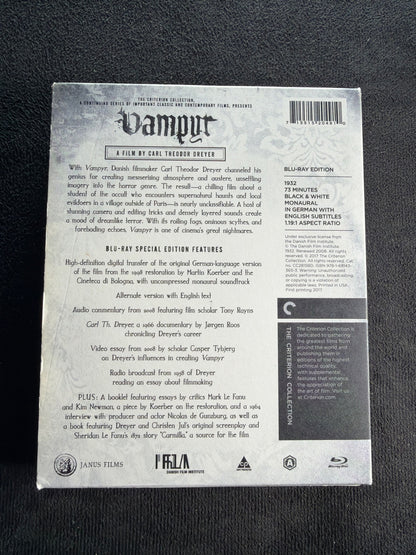 Vampyr (Blu-ray, Criterion Collection, 30's Classic, Special Edition)
