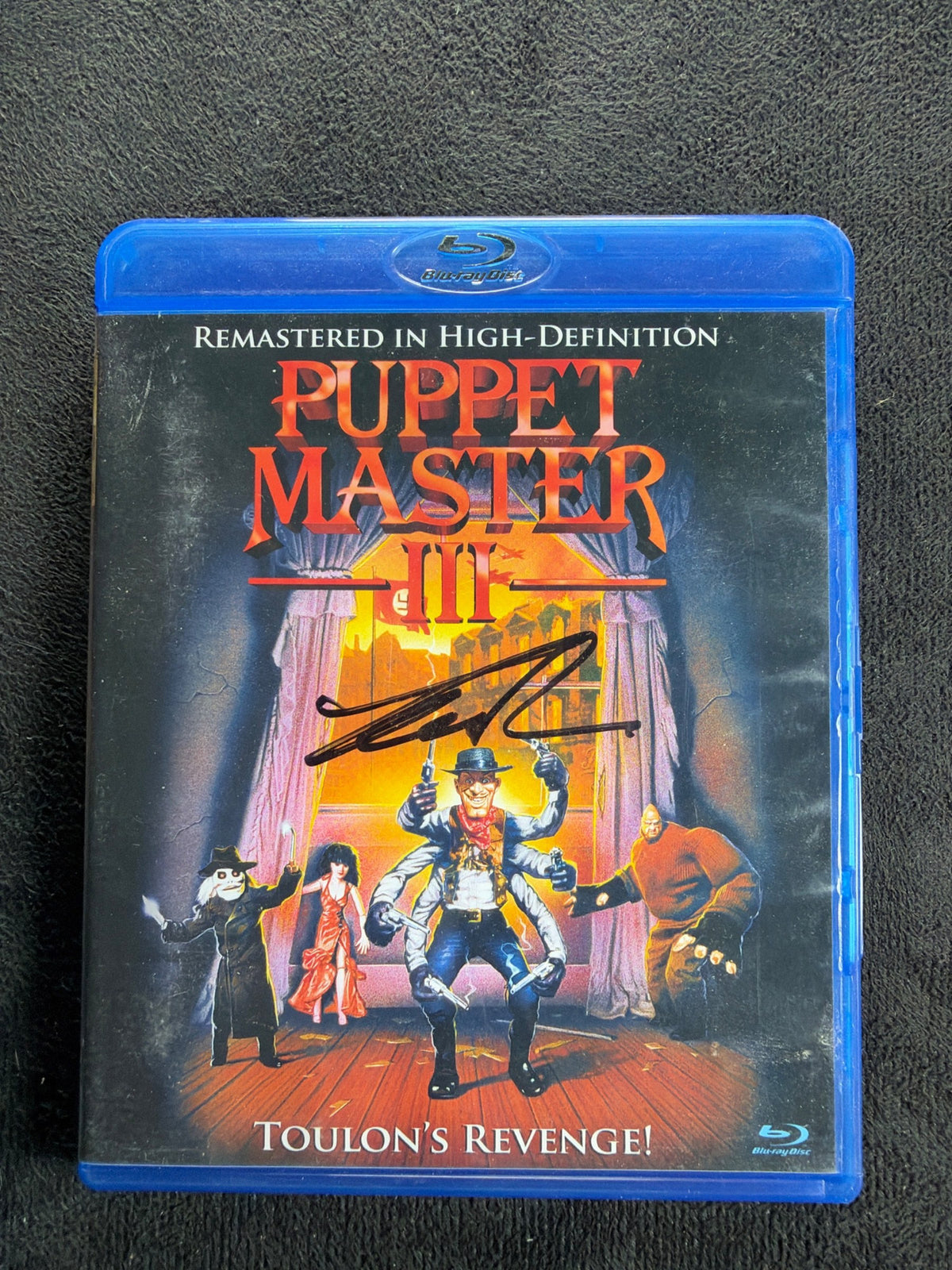 Puppet Master III: Toulon's Revenge (Blu-ray, Full Moon, Signed By Charles Band)