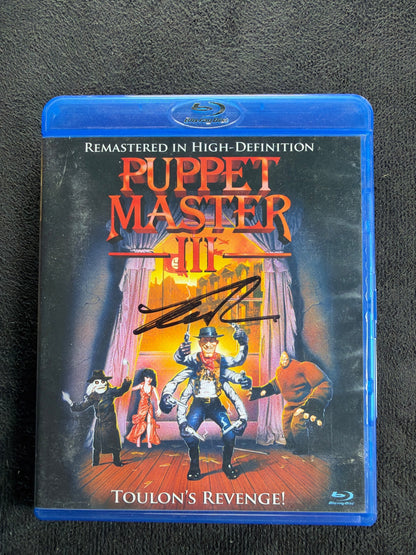 Puppet Master III: Toulon's Revenge (Blu-ray, Full Moon, Signed By Charles Band)