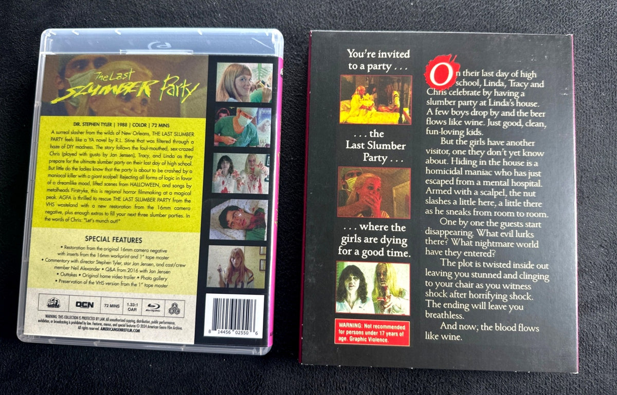 The Last Slumber Party (Blu-ray, Vinegar Syndrome Partner Label, Slipcover)