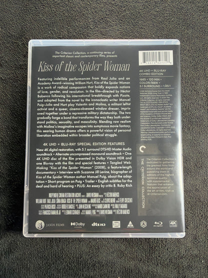 Kiss of the Spider Woman (4K Ultra HD, Criterion Collection, Special Edition)