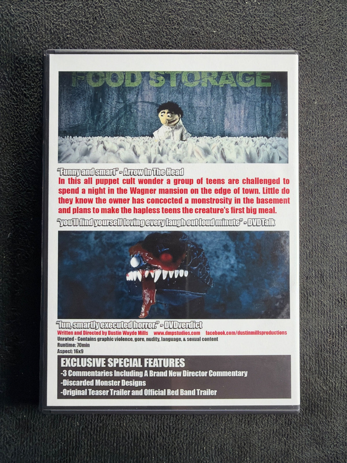 The Puppet Monster Massacre (DVD, Dustin MIlls Production, Obscure Horror)