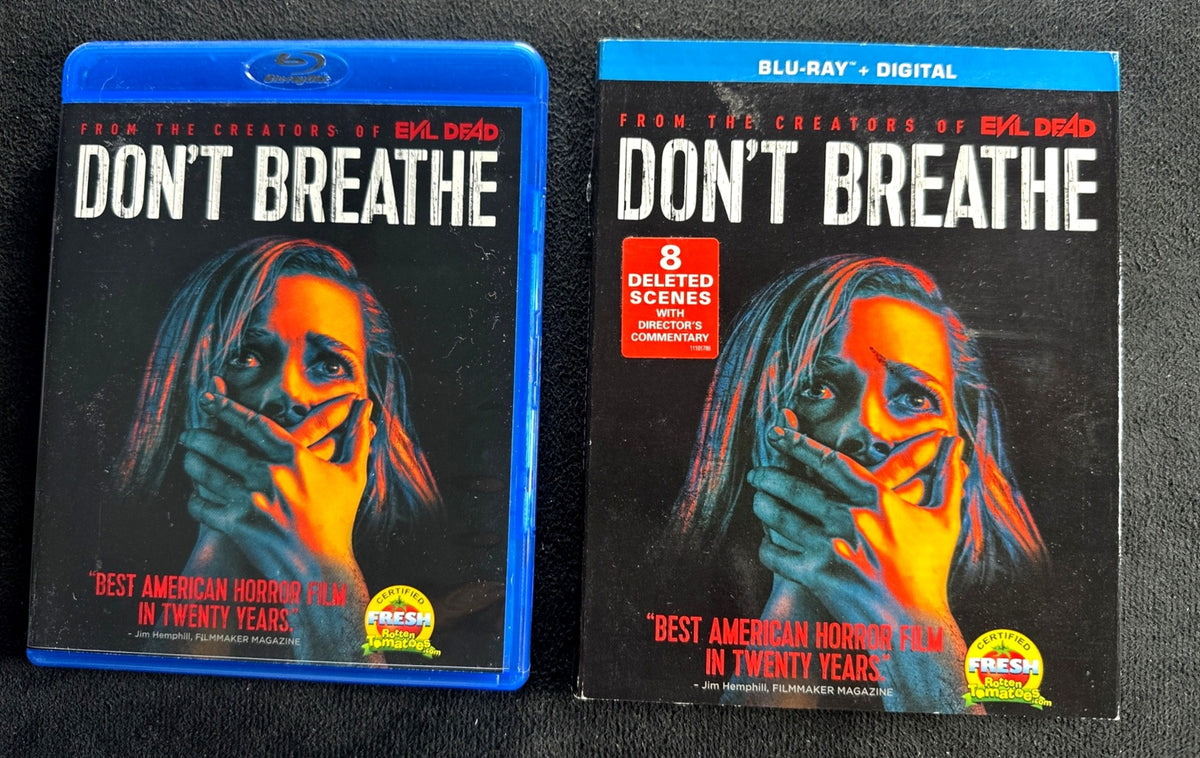 Don't Breathe (Blu-ray, Sony Pictures, 2016 Horror. Slipcover, No Digital))