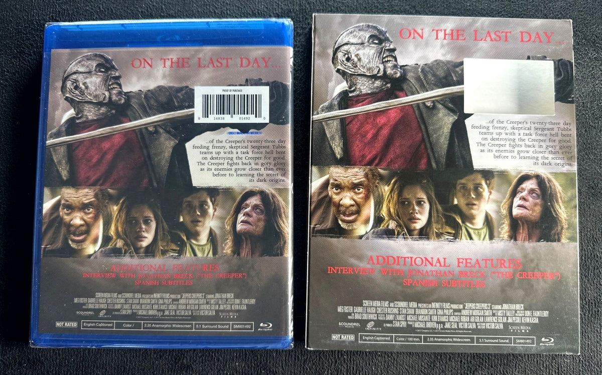 Jeepers Creepers 3 (Blu-ray, Screen Media, Rare Slipcover, NEW/Sealed)