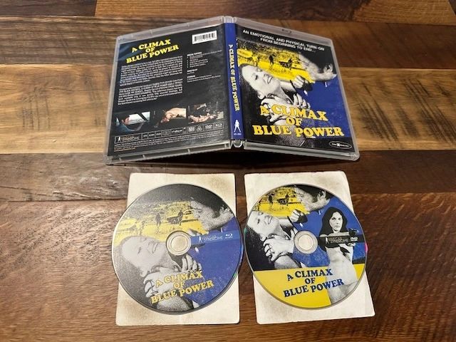 A Climax of Blue Power Blu ray/DVD - Vinegar Syndrome - 70's Classic - 2 Disc